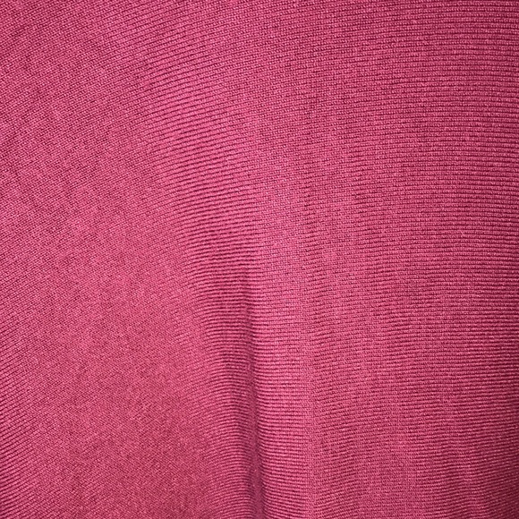 Alfani Burgundy Poncho Sweater Turtleneck Top - Picture 8 of 12